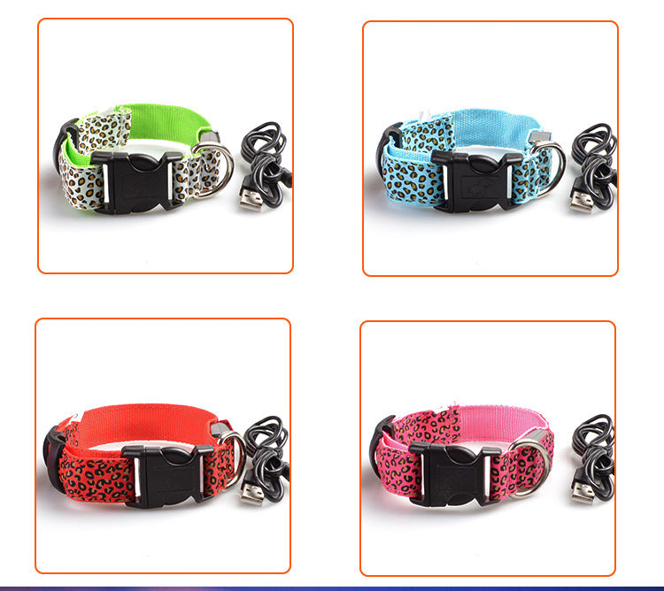 Monty’s Night-Vision™ USB Rechargeable LED Safety Collar