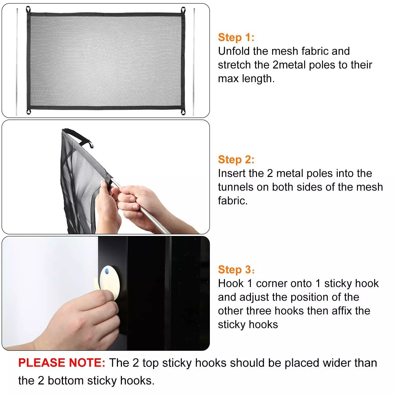Monty’s Guard-Gate™ Portable Folding Mesh Safety Barrier