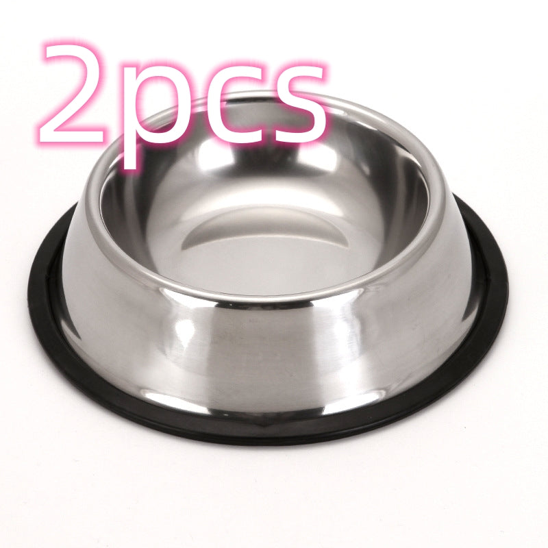 Monty’s Pro-Hygiene Mirror-Finish Stainless Steel Bowl (Non-Slip Base)