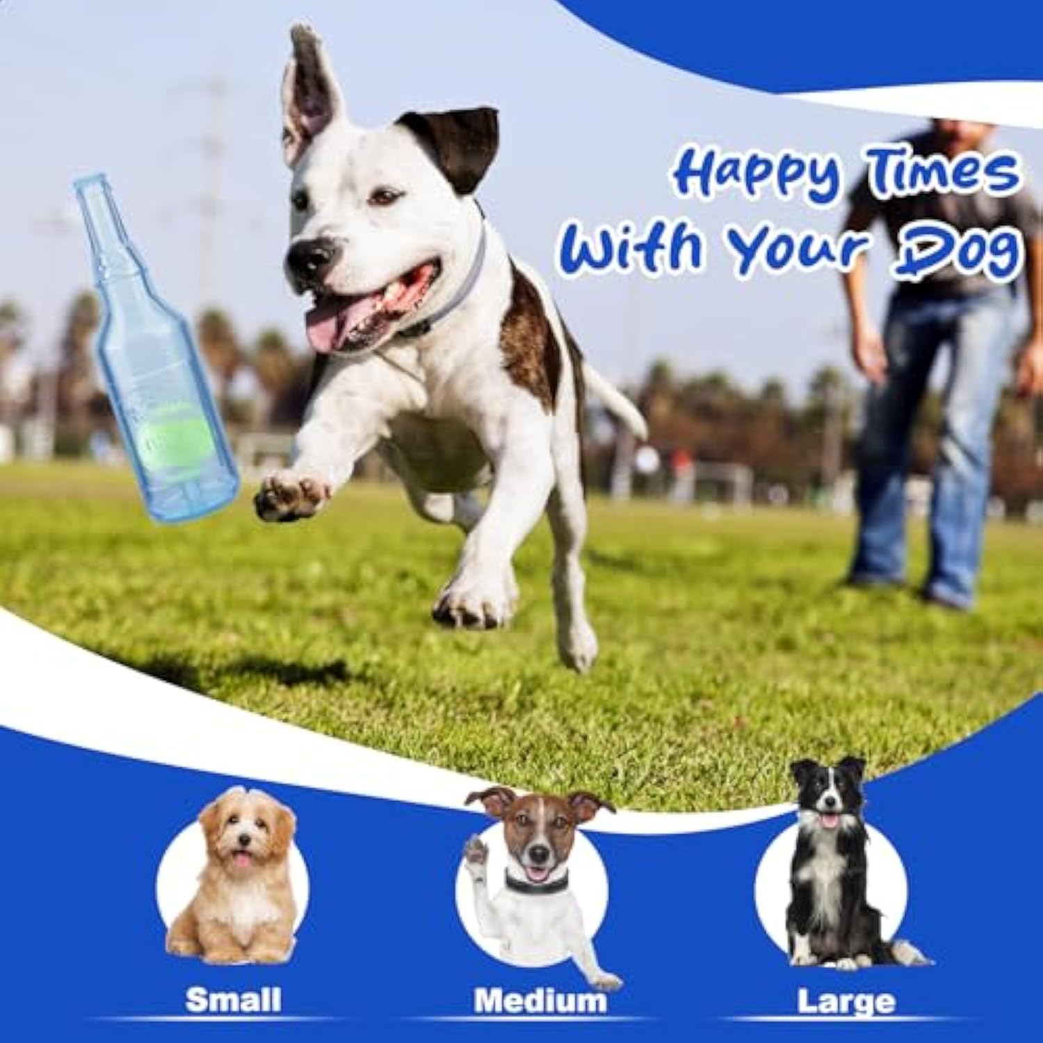 Monty's Indestructible Dog Toy Water Bottle