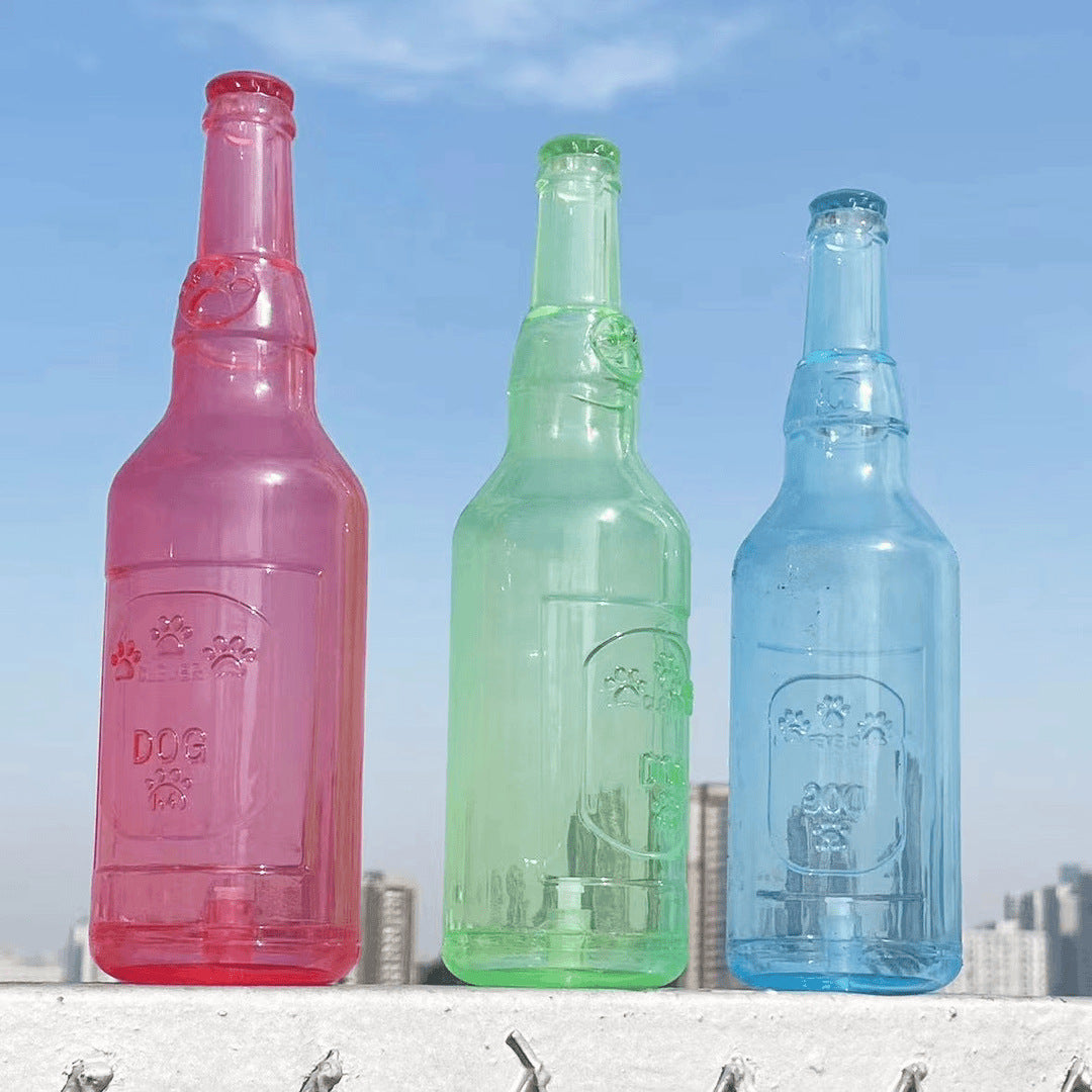 Monty's Indestructible Dog Toy Water Bottle