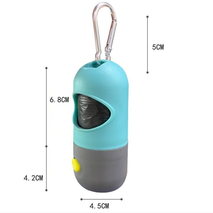 Monty’s Night-Safe LED Waste Bag Dispenser (Winter-Walk Series)